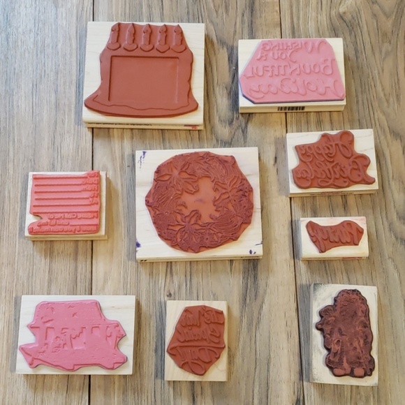 Vintage Rubber Stamp Lot for Scrapbooking Crafts - Picture 3 of 3